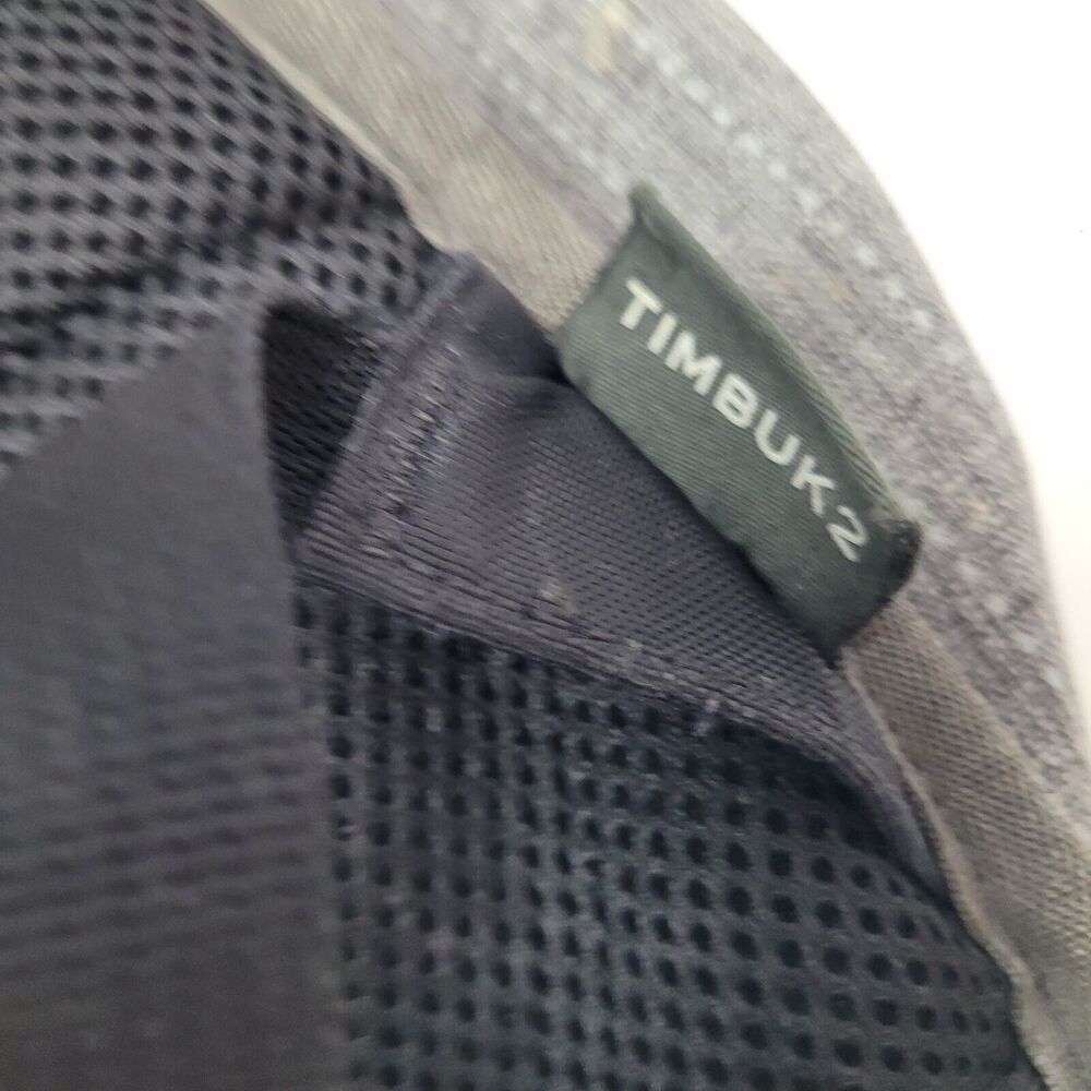 Timbuk2 CUSTOM Alcatraz Blue Gray Brwn Leather Laptop Backpack HANDMADE SAN FRAN - Picture 10 of 16